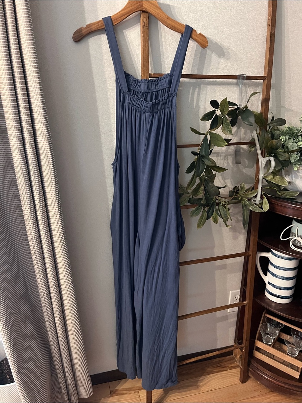 Wild Fable Blue Wide-Leg Romper